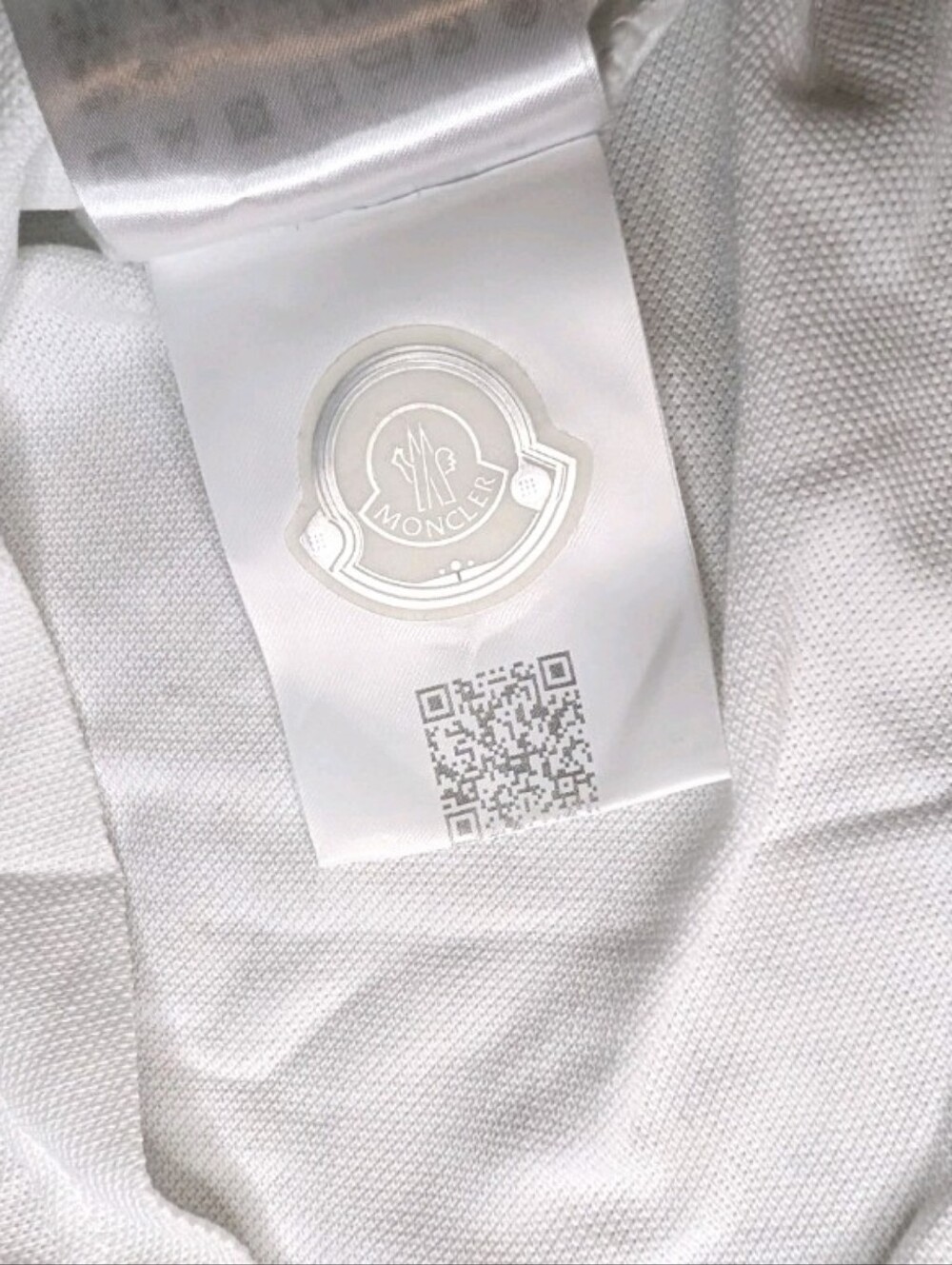 Moncler Short Sleeve Polo Shirt White Men Size XL - See Description Measurements - Picture 4 of 7